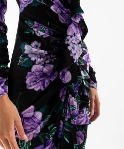 DORIS S Maxi Jurken VANESSA LONG DRESS Black -DORIS S Verkoopwinkel 0207477d33990495629a9c6c0f36c1c9