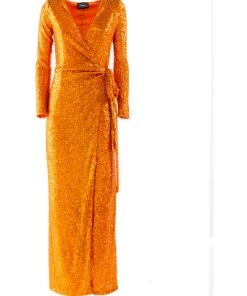 DORIS S Feestjurken Maxi Dresses Orange -DORIS S Verkoopwinkel 0266161dde6cf102f8e7d9c25d67204a