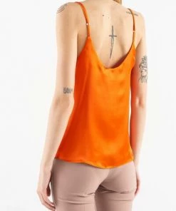 DORIS S Shirts Vog Top Elegant Orange -DORIS S Verkoopwinkel 0b5e454710eb1b2999928d846a44ff14