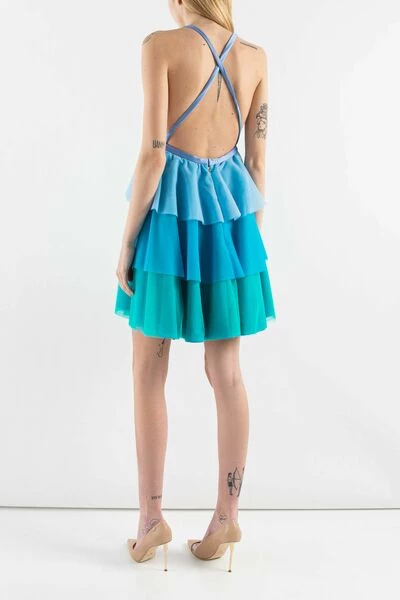 DORIS S Feestjurken Dalia Short Dress Pink 2 DORIS S Feestjurken Dalia Short Dress Pink - Afbeelding 2