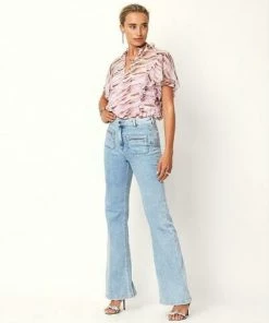 Dante 6 Blouses Sabelle Print Top Pink