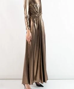 DORIS S Feestjurken Ida Long Dress Brown -DORIS S Verkoopwinkel 1bed8c0a528d9d68b94e84f1e485dc42