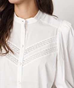 Blouses Dante 6 MARVELOUS LACE DETAIL Milk White White -DORIS S Verkoopwinkel 1c972019bd4fa0bf7ce98aba3284689a