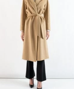 DORIS S Trenchcoats & Mantels Dafne Long Coat Brown