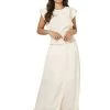 Maxi Rokken Dante 6 ADANA EMBELLISHED MAXI Butter Cream White