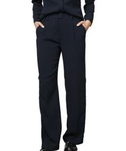 Wijde Broeken Dante 6 JUMEAU BUTTON DETAIL Navy Blue