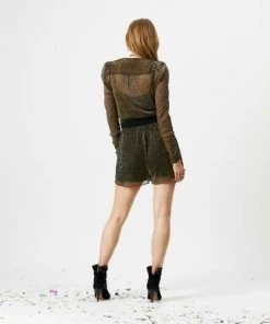 Blouses Dante 6 Empire Lurex Top Yellow