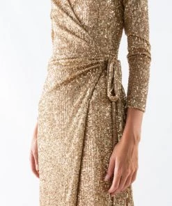 DORIS S Feestjurken Maxi Dresses Yellow