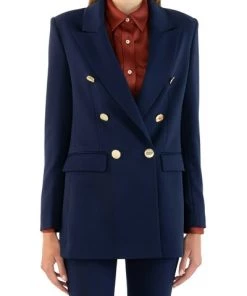 DORIS S Blazers Lorella Double -breasted Jackets Orange