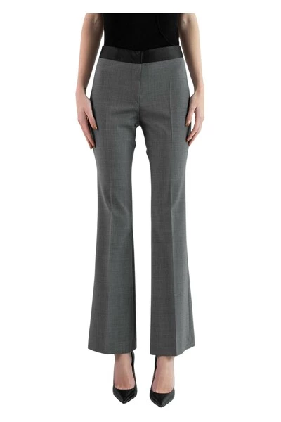 DORIS S Wijde Broeken Ursula Flare Pants Gray 2 DORIS S Wijde Broeken Ursula Flare Pants Gray - Afbeelding 2