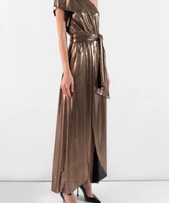 DORIS S Maxi Jurken Eda Long Dresses Brown -DORIS S Verkoopwinkel 55742f5fd509cc499fab0c1489d754d8