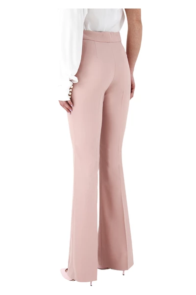 DORIS S Wijde Broeken Claudia Farred Pants White 3 DORIS S Wijde Broeken Claudia Farred Pants White - Afbeelding 3