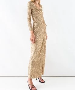 DORIS S Feestjurken Maxi Dresses Yellow -DORIS S Verkoopwinkel 58b118de1e4a7453cfe93412e7cde25a