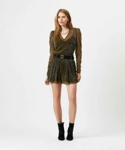 Blouses Dante 6 Empire Lurex Top Yellow -DORIS S Verkoopwinkel 5cfa596b5e126afe9f963f03a31378a9