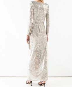 DORIS S Feestjurken Maxi Dresses Gray -DORIS S Verkoopwinkel 681701b1258ad585c560e54037ea0f5a