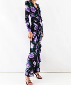 DORIS S Maxi Jurken VANESSA LONG DRESS Black -DORIS S Verkoopwinkel 75dfe40dcd2295fc0b562baa1b7ec2ac