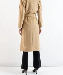 DORIS S Trenchcoats & Mantels Dafne Long Coat Brown -DORIS S Verkoopwinkel 8b908c5fa8292af96ba85b125c7b4943