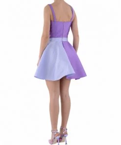 DORIS S Jurken Chiara Short Dress Purple -DORIS S Verkoopwinkel aa06936260fbbbcc04109b79641f0497