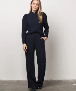 Blouses Dante 6 HONORE PLEATED SLEEVE Navy Blue -DORIS S Verkoopwinkel c4e829b833afe9577fd3d5c11c78b8f5