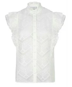 Tops Dante 6 Dex Viscose Top White
