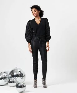 Sweaters Dante 6 Cela Sweater Zwart 224132 900 Black