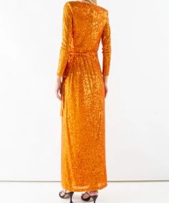 DORIS S Feestjurken Maxi Dresses Orange -DORIS S Verkoopwinkel d0f6f4b15f2163c5ef6c03bc040bd1cc