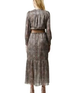 Dante 6 Maxi Jurken Elisabel Printet Maxi Dress Brown -DORIS S Verkoopwinkel e14414b5f156d717fa37dcb231d22dc5
