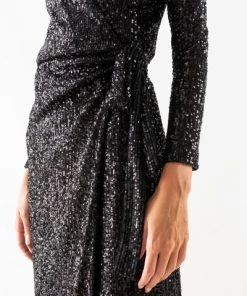 DORIS S Feestjurken Maxi Dresses Black